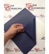 SimCarbon 3D Blue Carbon Fiber Vinyl Film Wrap 24" x 60" Sheet