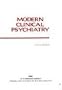 Modern Clinical Psychiatry