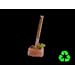 Packnwood "Kuromoji" Bamboo Black Willow Pick, 2.3" Length (20 Packs of 100)
