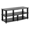 XT-V3 (44) - XT Series XT-V3 44'' TV Stand (Black Oak w/ Black Tubes)