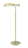 House of Troy PH100-51-F Satin Brass Newport Contemporary / Modern Floor Lamp from the Newport Collection
