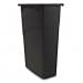Rubbermaid Black 23 Gallon Slim Jimr Waste Container (RCP3540BLA) Category: Indoor Tr...
