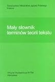 Maly slonik terminow teorii tekstu