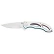 Maxam Folding Liner Lock Knife w/ Titanium Finish on Edges