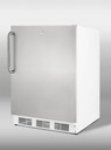 1 Section 4.0 cu ft Undercounter Freezer, White Cabinet, SS Door