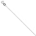 14k White Gold Carded Cable Rope Chain Necklace - 20 Inch