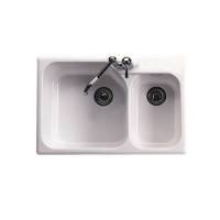 Rohl 6317-68 Allia Kitchen Sink Biscuit Fireclay 33 x 22 by Rohl