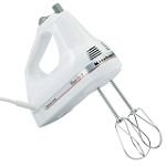 KitchenAid 5 Speed Hand Mixer with Stainless Steel Beaters - KHM5TBWH