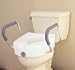 5 Inch Locking Raised Toilet Seat with Detachable Arms