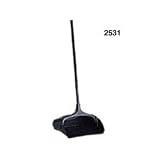 Black Lobby Pro Upright Dust Pan, Open Style (2531BK)