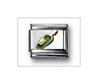Wine Bottle Green Classic Enamel, Italian Charm by Nomination Charms