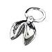Beautiful Fortune Cookie Keychain Key Ring