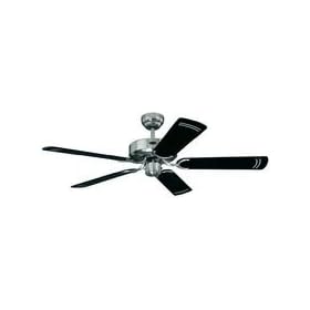 Chrome ceiling fan