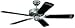 CHROME CEILING FAN