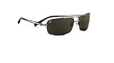 Serengeti Dante Wire-Flex Sunglasses - Shiny Gun/Black Tannery Frame & 555nm Polarized Lens
