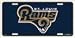 NFL License Plate - St. Louis Rams