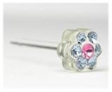 Blomdahl Medical Plastic Daisy - Alexandrite / Rose, 5mm - B000MUSAS2