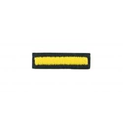 Army Service Stripes Overseas Bar Gold Green Small