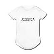JESSICA - Name-Series - White, Blue or Pink Onesie / Baby T-shirt