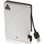 APRICORN 160GB AEGIS PORTABLE HDD 5400RPM 8MB USB W/INTEGRATED CABLE & S/W (Retail)