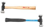 Martin 160G Round and Square Head Heavy Duty Bumping Body Hammer with Wood Handle, 4" Overall Length