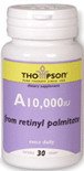 Vitamin A Retinyl Palmitate 10,000 IU 30 softgels Thompson