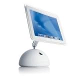 Certified Pre-Owned LCD iMac G4/1.25 GHz, 1.3 GB of RAM, 80 GB internal drive, internal SuperDrive, internal 56k modem, includes keyboard and mouse, 20" TFT display, OS CD is not included, OS 10.3.9 installed
