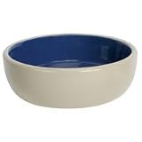 Stoneware Crock Dish Reptile Cat - 5 in.