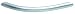 Hafele Steel Handle (117.31.472) 288mm, Chrome Matt
