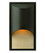 Hinkley Lighting 1830BZ-LED Cascade Energy Smart 1 Light Outdoor Wall Light in Bronze