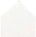 Durable Hand Woven 100% Cotton Solid White Napkins 22x22 Inches Set of Six