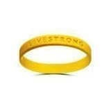 Official Live Strong Lance Armstrong Yellow Cancer LiveSTRONG Rubber Wristband Bracelet ADULT size