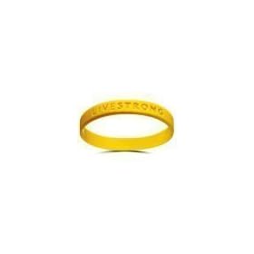 Official Live Strong Lance Armstrong Yellow Cancer LiveSTRONG Rubber Wristband Bracelet ADULT size