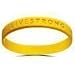 Official Live Strong Lance Armstrong Yellow Cancer LiveSTRONG Rubber Wristband Bracelet ADULT size