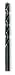 Westward 4UL41 Jobber Drill, 3/64, HSS, Blk Oxide, 118 Deg