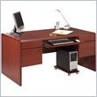Bestar Willow Creek Computer Desk with Keyboard Shelf and CPU Platform