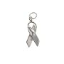 Sterling Silver Awareness Ribbon Charm Pendant #1