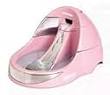 Petmate 24852 Deluxe Fresh Flow Pet Fountain, Bubblegum Stainless