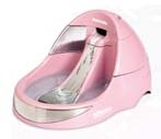 Petmate Deluxe Fresh Flow Medium Pet Fountain, Pink/Stainless