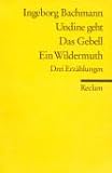 Undine Geht Das Gebell Ein Wildermuth