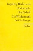 Image of: Undine Geht Das Gebell Ein Wildermuth