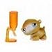 Littlest Pet Shop #4 Figure Gerbil & Water Bottle