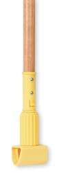 Tough Guy 1TYY8 Mop Handle, Plastic Jaw, 54 In, Wood