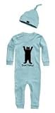 Hatley Bear Country Bear Naked Coverall and Knot Cap