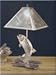 21H Leaping Trout Table Lamp