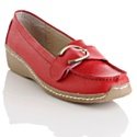AJ. Valenci Leather Loafers with Buckle Detail