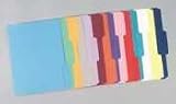 File Folders, Single-Ply Top, 1/3 Cut, Letter, White, 100/Box (SMD12843)