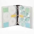 INNOVERA Two-Sided Disc Pages with Index Cards for Three-Ring Binder, Clear, 10 per Pack