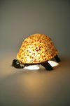 Dark Amber Turtle Accent Lamp 7213