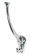 Battalion 1HHL5 Coat and Hat Hook, 2 Hook End, Aluminum